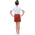 Folk flowers pattern Floral surface design Seamless pattern Kids  Tennis Skirt View2