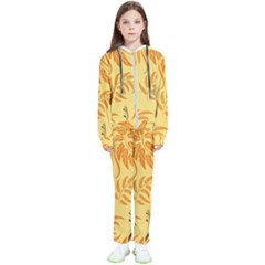 Folk Flowers Pattern Floral Surface Design Seamless Pattern Kids  Tracksuit by Eskimos