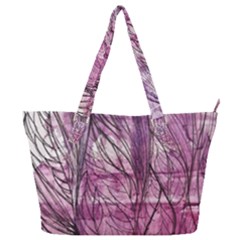 Burgundy Edit Full Print Shoulder Bag