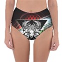 Skullart Reversible High-Waist Bikini Bottoms View1