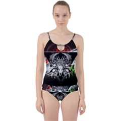 Skullart Cut Out Top Tankini Set by Sparkle