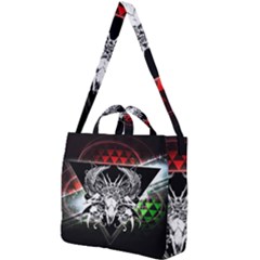 Skullart Square Shoulder Tote Bag by Sparkle