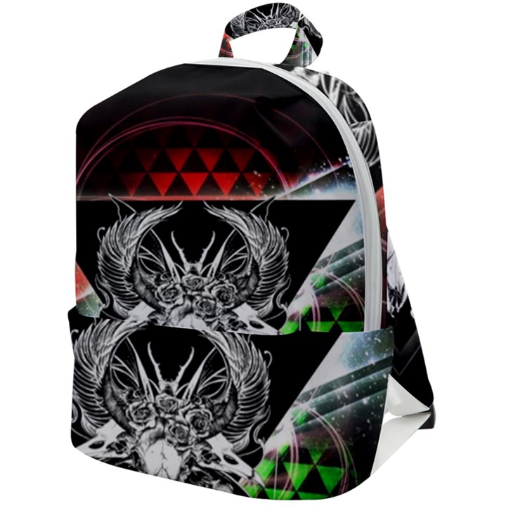 Skullart Zip Up Backpack