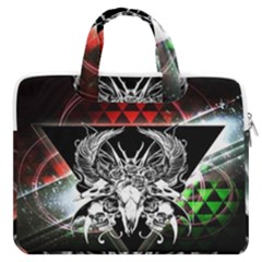 Skullart Macbook Pro Double Pocket Laptop Bag (large) by Sparkle