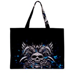 Skullart Zipper Mini Tote Bag by Sparkle