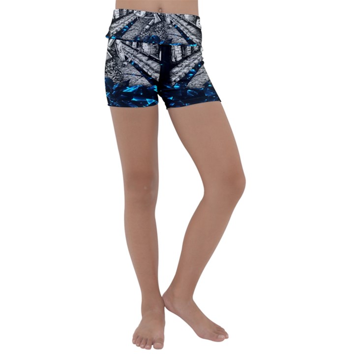 Movie Kids  Lightweight Velour Yoga Shorts