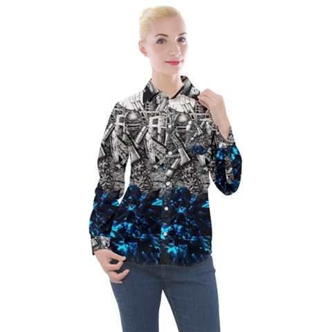 Movie Women s Long Sleeve Pocket Shirt by Sparkle