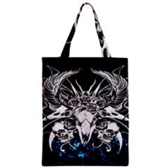 Skullart Zipper Classic Tote Bag by Sparkle