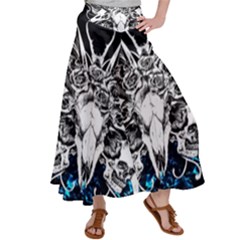 Skullart Satin Palazzo Pants by Sparkle