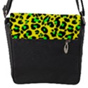 Yellow and green, neon leopard spots pattern Removable Flap Cover (S) View2