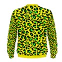 Yellow and green, neon leopard spots pattern Men s Sweatshirt View2