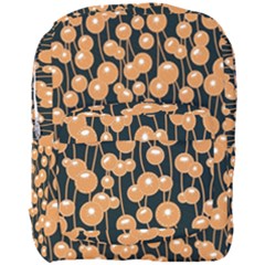 Orange Dandelions On A Dark Background Full Print Backpack by SychEva