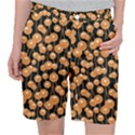 Orange Dandelions On A Dark Background Pocket Shorts View1