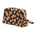 Orange Dandelions On A Dark Background Wristlet Pouch Bag (Medium) View2