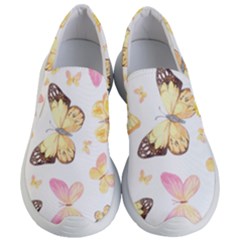 Trendy Elegant, Cute Floral And Butterfly Pattern Women s Lightweight Slip Ons by p099