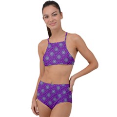 Purple Royale High Waist Tankini Set by themeaniestore