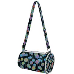 Multi-colored Circles Mini Cylinder Bag by SychEva