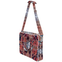 Abstract Marbled Patterns Cross Body Office Bag by kaleidomarblingart