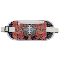 Abstract Marbled Patterns Rounded Waist Pouch by kaleidomarblingart