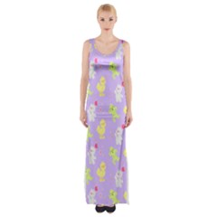 My Adventure Pastel Thigh Split Maxi Dress by thePastelAbomination