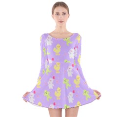 My Adventure Pastel Long Sleeve Velvet Skater Dress by thePastelAbomination