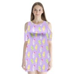 My Adventure Pastel Shoulder Cutout Velvet One Piece by thePastelAbomination