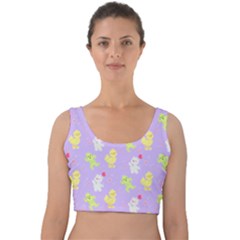 My Adventure Pastel Velvet Crop Top by thePastelAbomination