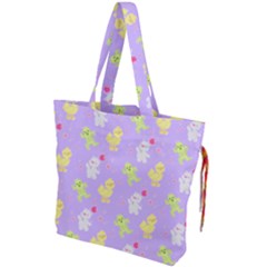 My Adventure Pastel Drawstring Tote Bag by thePastelAbomination