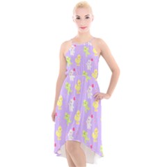 My Adventure Pastel High-low Halter Chiffon Dress  by thePastelAbomination