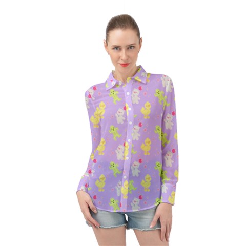 My Adventure Pastel Long Sleeve Chiffon Shirt by thePastelAbomination