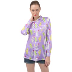 My Adventure Pastel Long Sleeve Satin Shirt