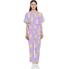 My Adventure Pastel Batwing Lightweight Jumpsuit