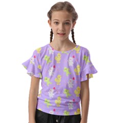 My Adventure Pastel Kids  Cut Out Flutter Sleeves by thePastelAbomination