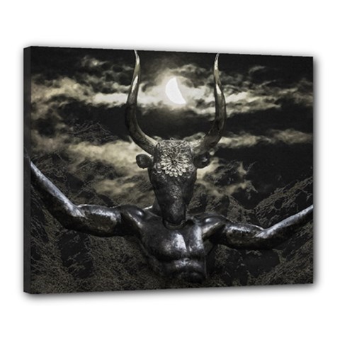 Creepy Mythological Artwork Collage Canvas 20  X 16  (stretched) by dflcprintsclothing