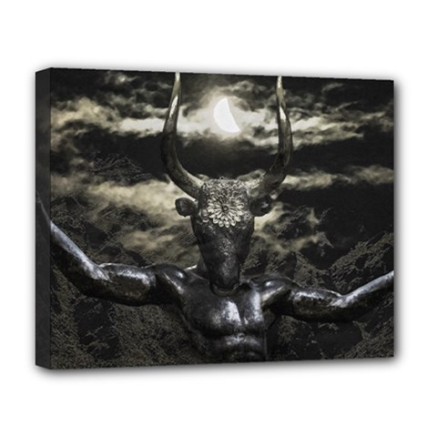 Creepy Mythological Artwork Collage Deluxe Canvas 20  X 16  (stretched) by dflcprintsclothing