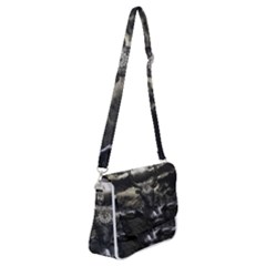 Creepy Mythological Artwork Collage Shoulder Bag With Back Zipper by dflcprintsclothing