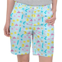 Arcade Dreams Blue  Pocket Shorts