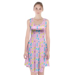 Arcade Dreams Pink Racerback Midi Dress by thePastelAbomination