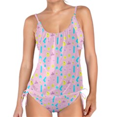 Arcade Dreams Pink Tankini Set by thePastelAbomination