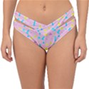 Arcade Dreams Pink Double Strap Halter Bikini Bottom View1