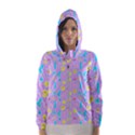 Arcade Dreams Lilac Women s Hooded Windbreaker View1