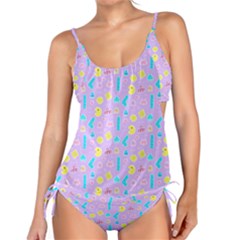 Arcade Dreams Lilac Tankini Set by thePastelAbomination