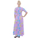 Arcade Dreams Lilac Half Sleeves Maxi Dress View2