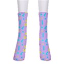 Arcade Dreams Lilac Men s Crew Socks View1