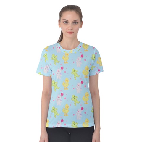 My Adventure Blue Women s Cotton Tee by thePastelAbomination