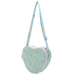 My Adventure Blue Heart Shoulder Bag by thePastelAbomination