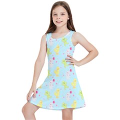 My Adventure Blue Kids  Lightweight Sleeveless Dress by thePastelAbomination