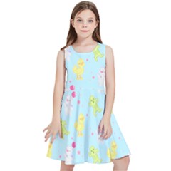 My Adventure Blue Kids  Skater Dress by thePastelAbomination