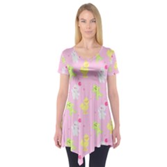 Pastel Adventure Short Sleeve Tunic 