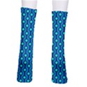 Blue Circles On A Dark Blue Background Men s Crew Socks View2